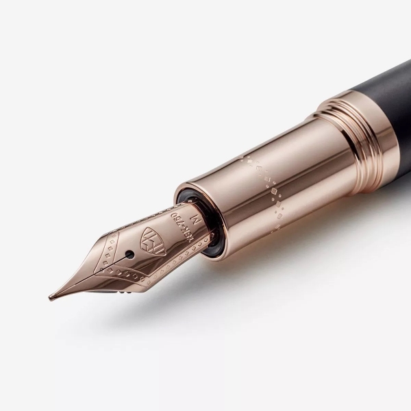 Bút Máy Maybach The Peak I Volcanic Black Rose Gold