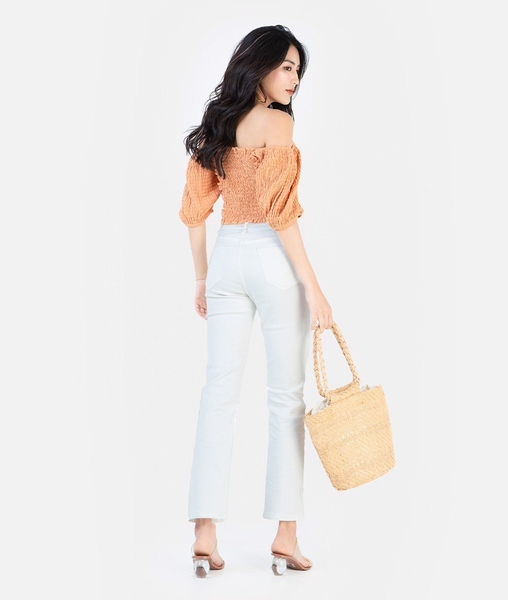 Áo bẹt vai tay phồng