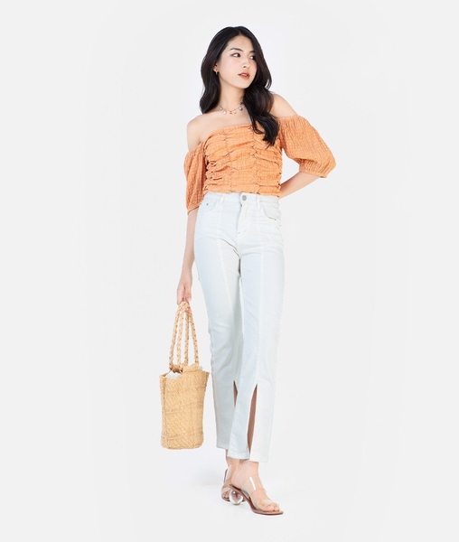 Áo bẹt vai tay phồng