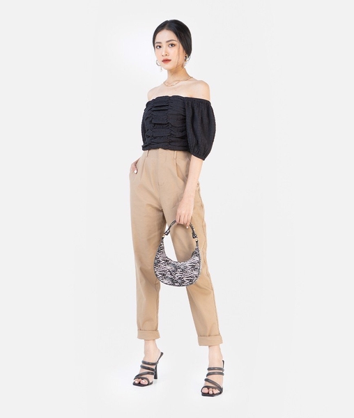 Áo bẹt vai tay phồng
