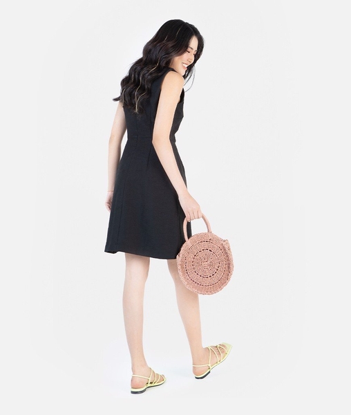 Đầm linen 2 dây