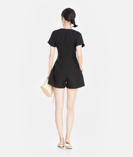 Đầm cotton tay phồng