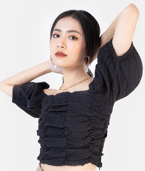 Áo bẹt vai tay phồng