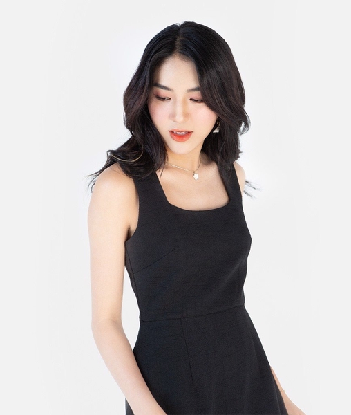 Đầm linen 2 dây