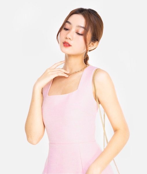 Đầm linen 2 dây