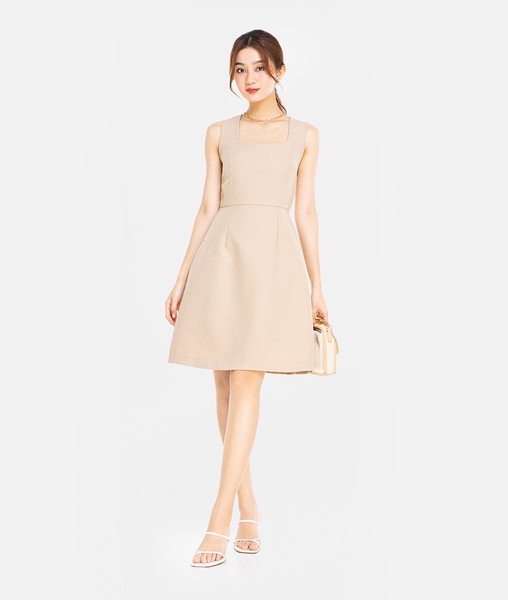 Đầm linen 2 dây