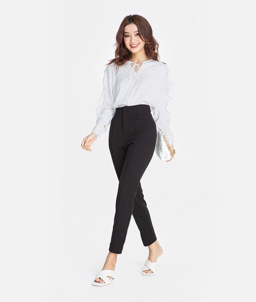 Áo bèo tay nơ cổ