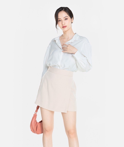 Sơ mi tay liền rã nhún