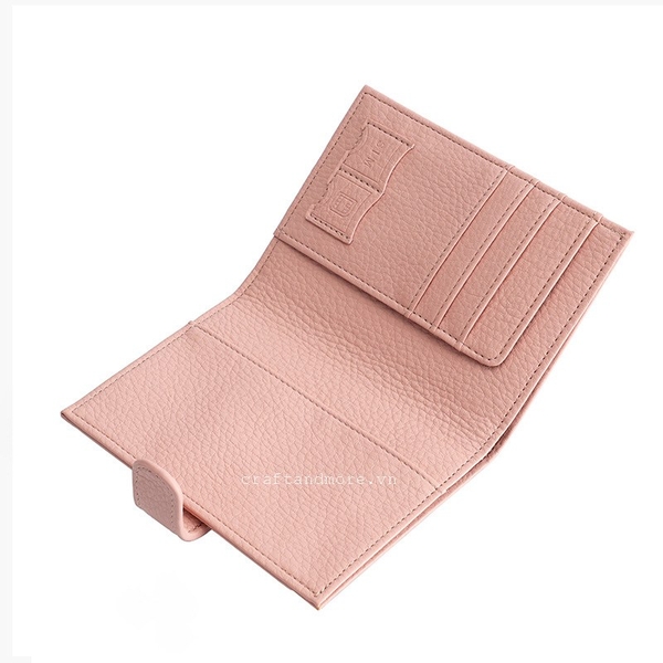 Ví hộ chiếu da thật handmade