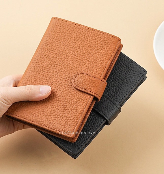 Ví hộ chiếu da thật handmade