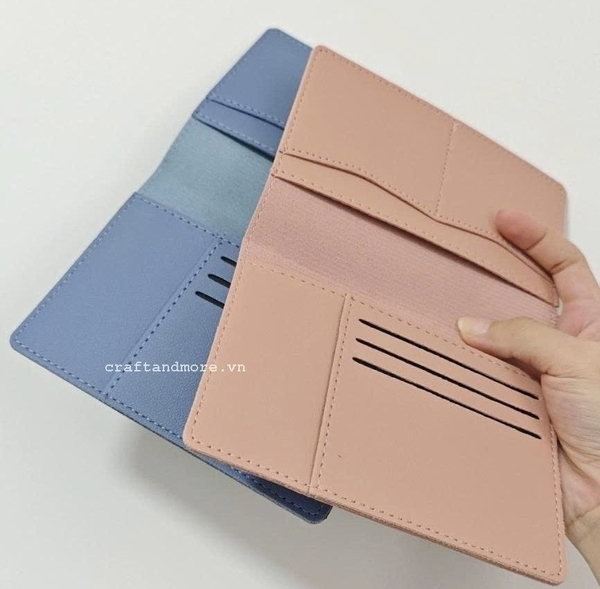 Bao đựng hộ chiếu handmade khắc tên; in, khắc, dập logo theo yêu cầu