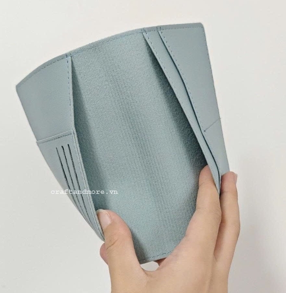 Bao đựng hộ chiếu handmade khắc tên; in, khắc, dập logo theo yêu cầu