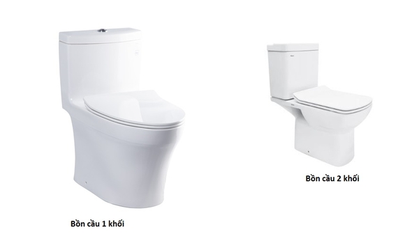 8 Tiêu chí để lựa chọn bồn cầu 1 khối hay bồn cầu 2 khối