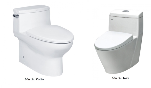 So sánh bồn cầu Cotto với bồn cầu Inax