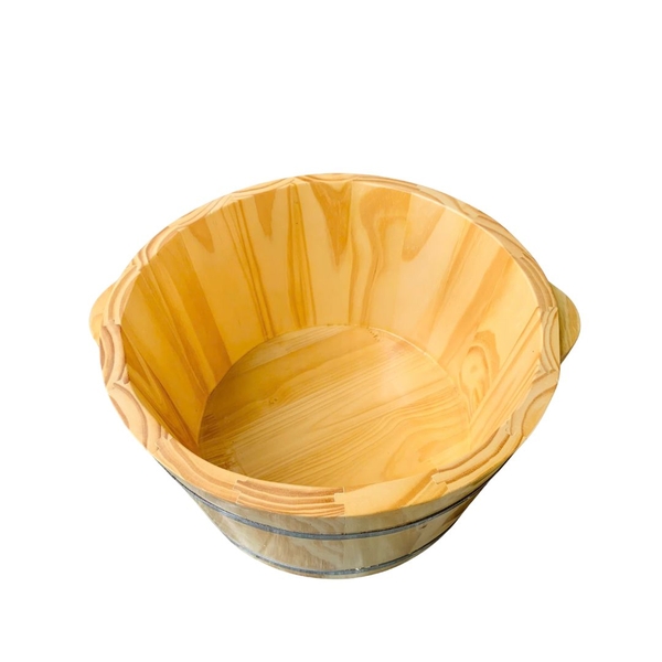 Chậu gỗ ngâm chân không hạt