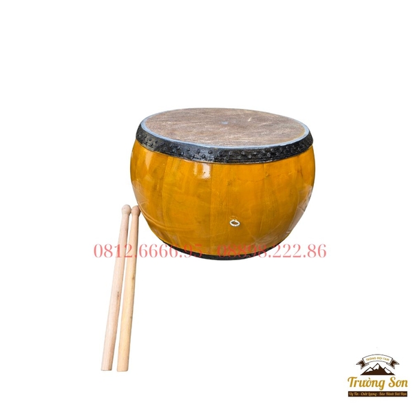 Trống Cúng 30×20 Cm Trống Đế Gỗ Mít Da Trâu Chuẩn Lễ