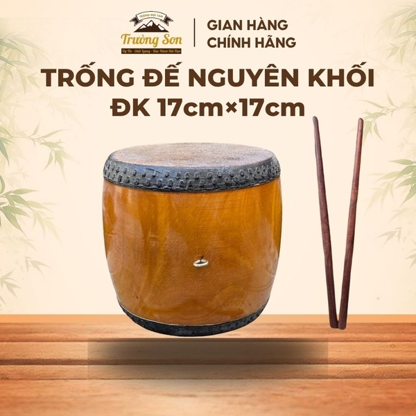 Trống đế nguyên khối đường kính 17*17cm