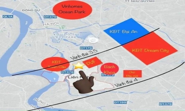 Cần tiền bán nhanh lô góc 185m2 tại Hoàng Trạch, Mễ Sở, Văn Giang đường oto 7 chỗ chạy vòng quanh.