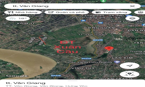 Cần bán lô đất siêu đẹp gần khu đấu giá Công Luận 2, TT. Văn Giang. Giá bán cho nhà đầu tư.