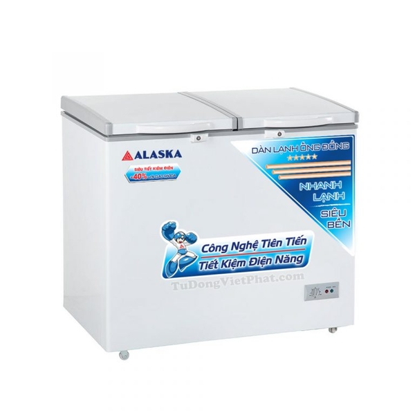 Tủ đông Alaska BCD-5068C 500L 2 ngăn đông mát dàn đồng