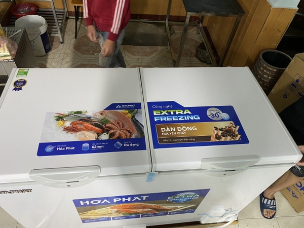 Tủ 1 ngăn đông 660l 2 cánh hòa phát