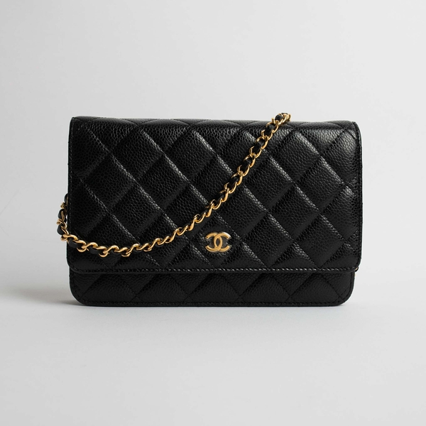 Túi xách Chanel classic caviar wallet on chain ( WOC) - logo CC vàng | Én shop hàng hiệu Túi xách Chanel classic caviar wallet on chain ( WOC) - logo CC vàng | Én shop hàng hiệu
