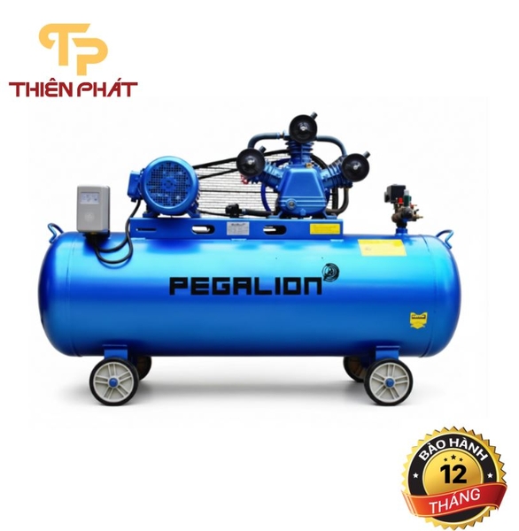 Máy nén khí dây đai PEGALION TM-W-0.36/8-120L