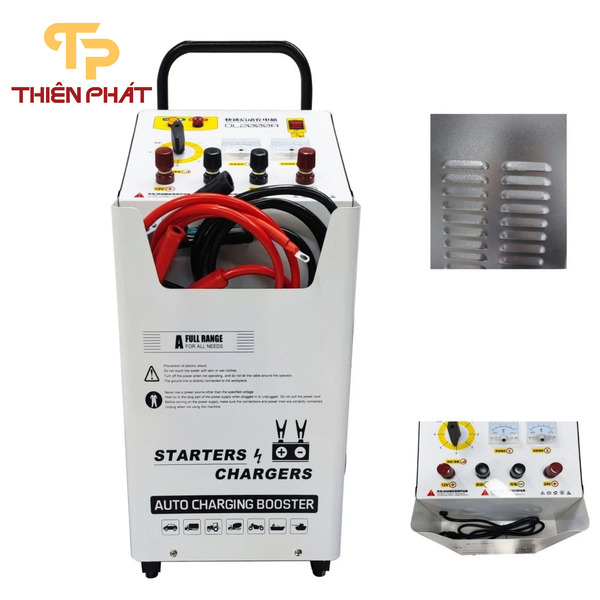 Máy sạc và đề nổ ắc quy ô tô 220V – Dòng lớn 2000A – Sạc ắc quy 12V/24V cho xe con, xe tải nhẹ