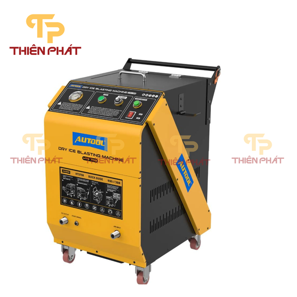 Máy bắn CO2 đá khô vệ sinh cổ hút gió nắp quy lát Autool HTS708