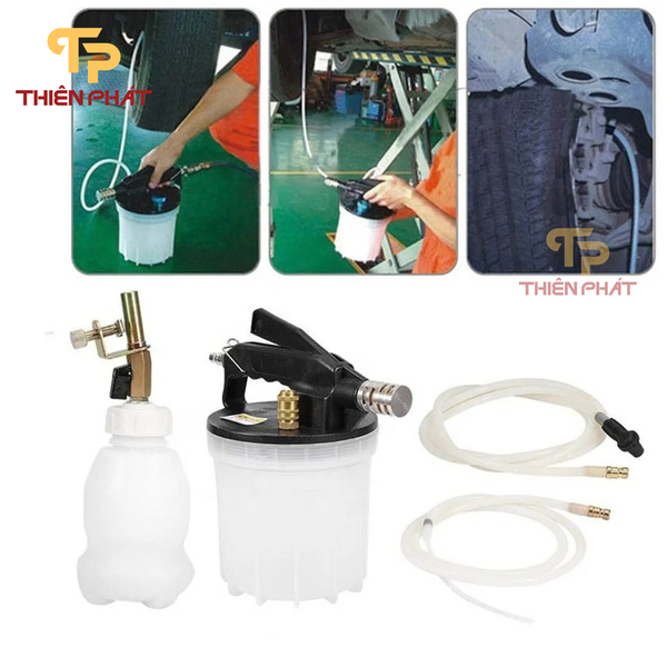 Bình hút và thay dầu phanh ô tô dùng khí nén Thiên Phát TP152