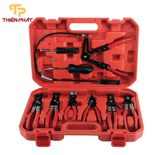 Bộ kìm kẹp , tháo quai nhê ống nước 9 chi tiết Thiên Phát TP186(9 chi tiết)