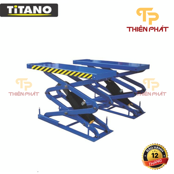 Cầu nâng cắt kéo Titano TS-3.5S - Nâng bụng, 3.5 tấn