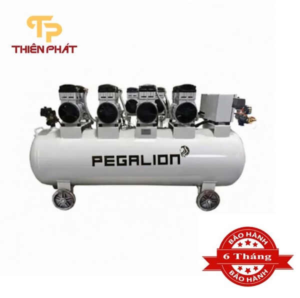 MÁY NÉN KHÍ KHÔNG DẦU, GIẢM ÂM MODEL TM-OF1100X4-500L PEGALION