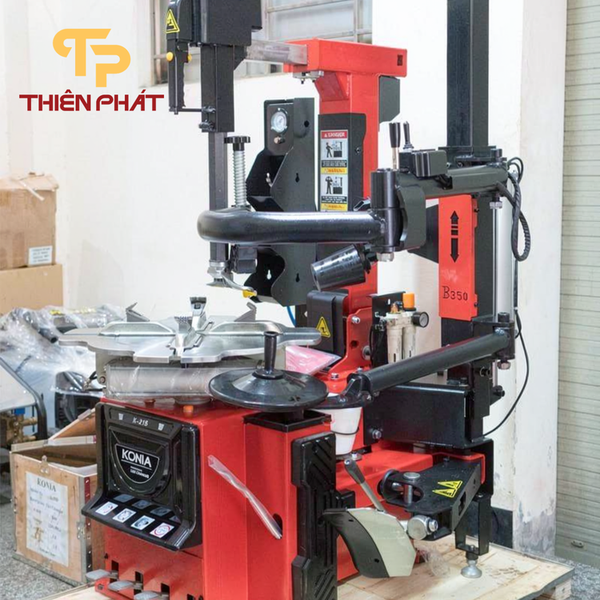 Máy Ra Vào Lốp Xe Con Cần Gật Gù, Kèm Bộ Hỗ Trợ Konia K-21B – 9-21 Inch