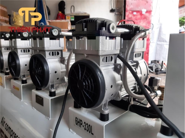 MÁY NÉN KHÍ KHÔNG DẦU, GIẢM ÂM MODEL TM-OF1100X4-330L PEGALION