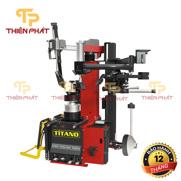 Máy ra lốp, tháo vỏ xe sang liên doanh Italy Titano STD-213B – 14-32 inch, Không mâm kẹp, Không lơ via, Hỗ trợ bơm lốp không săm