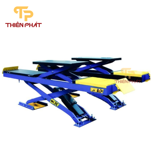 Cầu nâng cắt kéo Titano TS-4.5MSI - Bàn rộng, 2 tầng, 4.5 tấn