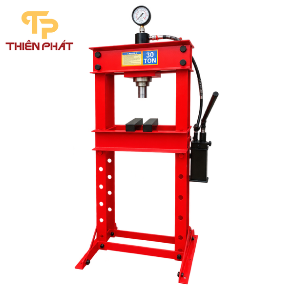Bàn ép thủy lực 30 tấn có đồng hồ Thiên Phát TP37