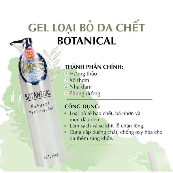 Gel tẩy da chết Botanical Natural Peeling Gel 250g