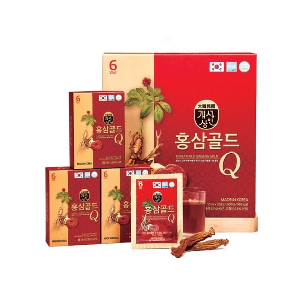 Nước hồng sâm linh chi nhung hươu Q  50ml x 30 gói