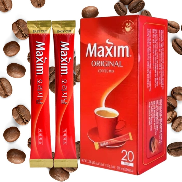 Cafe hòa tan Maxim Original Hàn Quốc hộp 240g (20 gói)