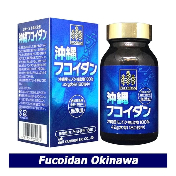 Viên uống tảo Okinawa Fucoidan xanh 180v