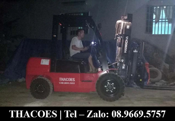 ẢNH BÀN GIAO XE NÂNG TRUNG QUỐC CPCD35-AG2 CHO KHÁCH LẠNG SƠN