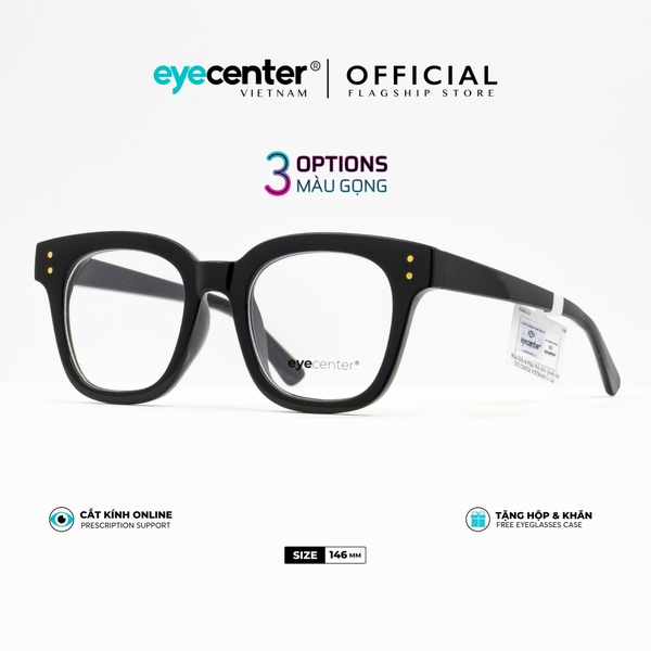 [K30]Gọng kính cận nam nữ chính hãng EYECENTER nhựa dẻo chống gãy EK 6810 by Eye Center Vietnam