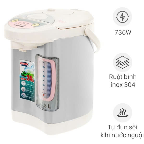 Bình thủy điện có tốn điện không? Có nên dùng bình thủy điện?