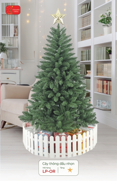 Cây thông đầu nhọn 120 cm - mã LP-OR-4 | Xưởng Decor