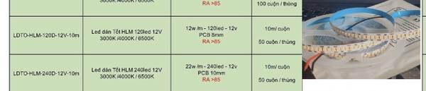 Led 220V FCOB 240led/12w chống hắt nước IP65