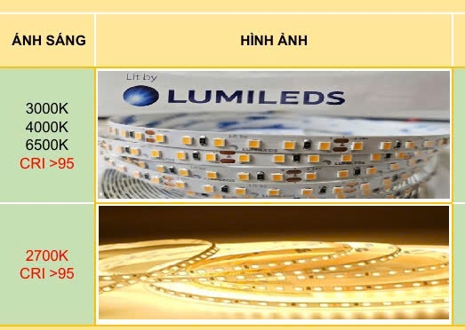 Led dán Lumiled 120D 24v cuộn 10m