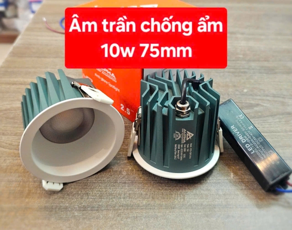 Âm trần chống ẩm IP44 Chip Epistar  Nguồn chống ẩm đặc