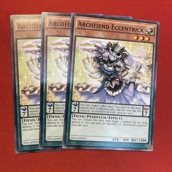 Yu-Gi-Oh! archfiend eccentrick mint common 1st ed YS16-EN015